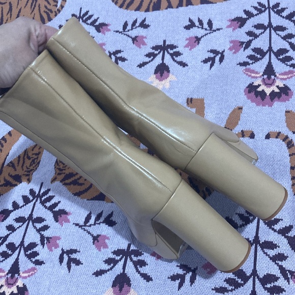 Zara Leather platform Heleed Ankle booties leather - Picture 6 of 8